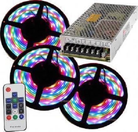 Kit banda Led - KIT banda LED DIGITALA WS2811 30 LED-M 15m