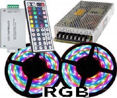 Iluminat inteligent - Kit banda LED RGB 10m 144w
