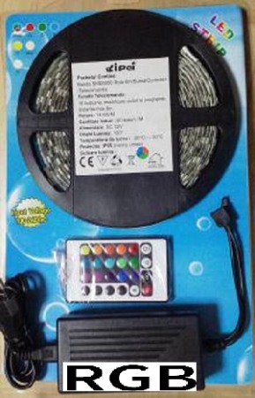 Iluminat inteligent - Kit banda LED RGB 5M 72W exterior IP65