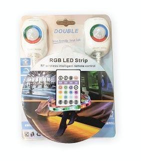 Iluminat inteligent - Kit banda LED RGB cu 2 senzori pentru iluminare