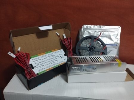Kit inteligent pentru scari - Kit iluminat inteleligent cu senzori reglabili 3 distante 32 trepte
