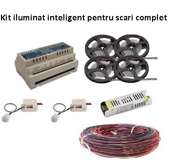 Controler trepte - Kit iluminat inteligent pentru scari complet