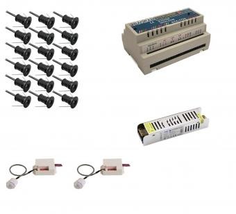Kit inteligent pentru scari - KIT ILUMINAT INTELIGENT SCARI CU SPOTURI MAX 18 TREPTE