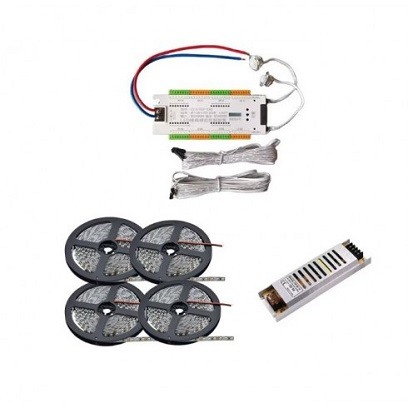 Kit inteligent pentru scari - kit iluminat led scari - 20 trepte