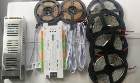 Kit inteligent pentru scari - kit iluminat led scari - 30 trepte