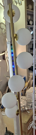 Oferte - Lampadar led 5/6 globuri gold