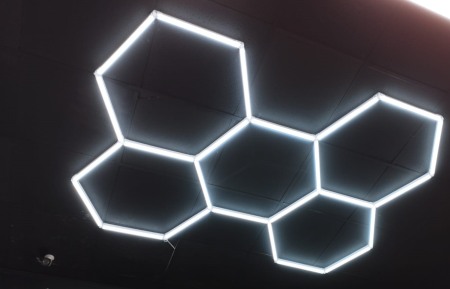 Led HONEYCOMB  5 HEXAGOANE 200w rece sau neutru pentru iluminat led clar [2]