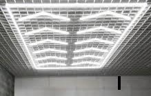 led tavan Honeycomb - Led tavan HONEYCOMB 600w 226 X 452 cm