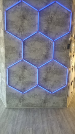 5 hexagoane led RGB Dream pentru sala sau cazino [1]