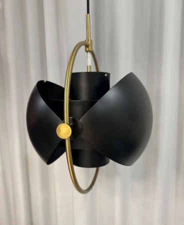 Lustra led Neagra - Lustra Black e 27