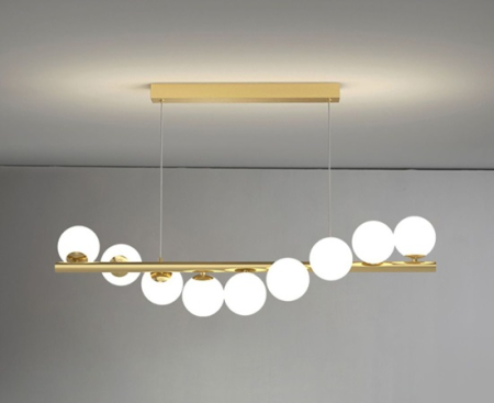 Lustra led suspendata - Lustra led 11 globuri sticla