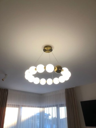 Lustra led Aurie - Lustra led 15 globuri