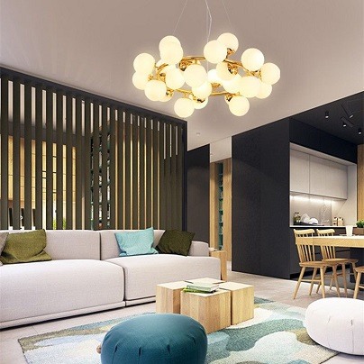 Lustre Premium - Lustra led 15 globuri