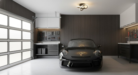 Lustra led 20w 3 functii infinit neagra [1]