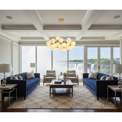 Lustra led suspendata - Lustra led  25 globuri 60cm