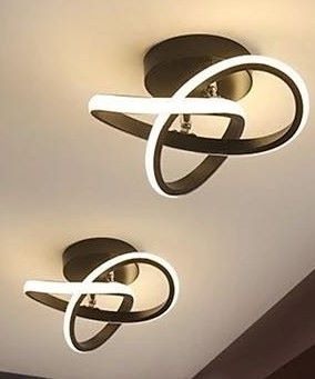 Lustra led pana la 50w - Lustra led 25w 3 functii Neagra