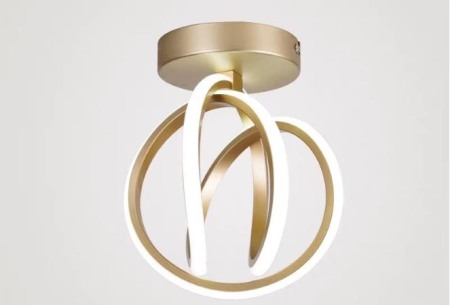 Lustra led 28w gold/ black [1]