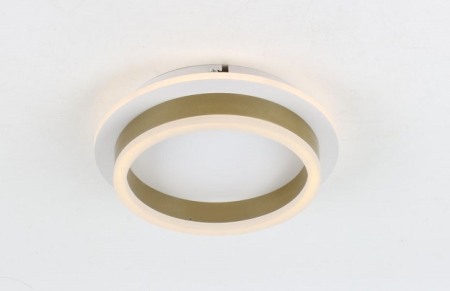 Lustra LED - Lustra led 30w 3 functii aurie