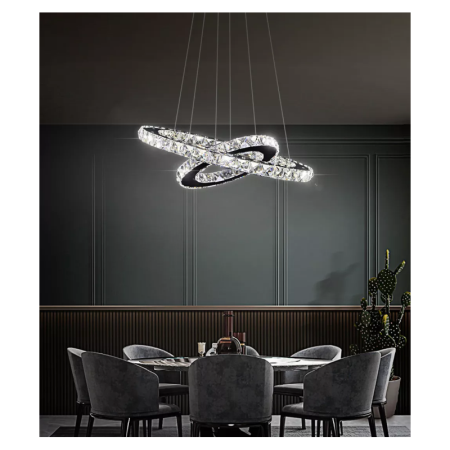 Candelabru Led - Lustra led Cristal