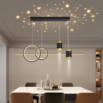 Lustra Led de la 101w la 179w - Lustra led cu telecomanda 108w