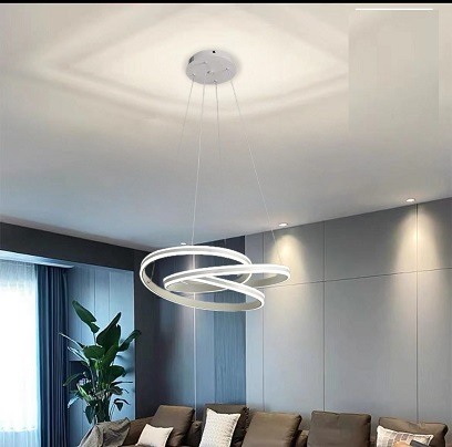 Lustra led infinit - Lustra led cu telecomanda 126w a/n