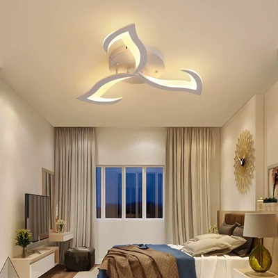 Lustra led cu telecomanda 3/5 Suriken Black/Alb [0]