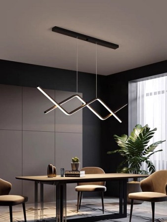 Lustra led suspendata - Lustra led cu telecomanda 56w a/g/n