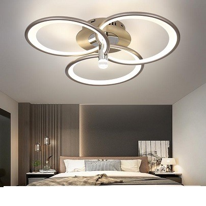 Lustra led de la 51w la 100w - Lustra led cu telecomanda elice 3-85w