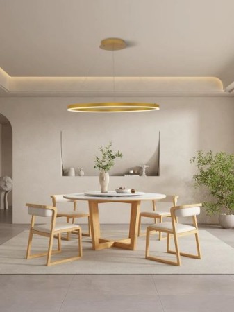 Lustra led suspendata - Lustra led dimabila 120W Aurie