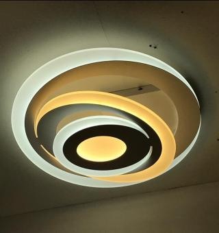 Lustra Led de la 101w la 179w - Lustra led dimabila 120w cu telecomanda 3 functii