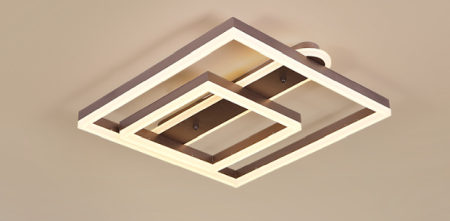 Lustra led Maro - Lustra led dimabila 130w cu telecomanda 3 functii maro