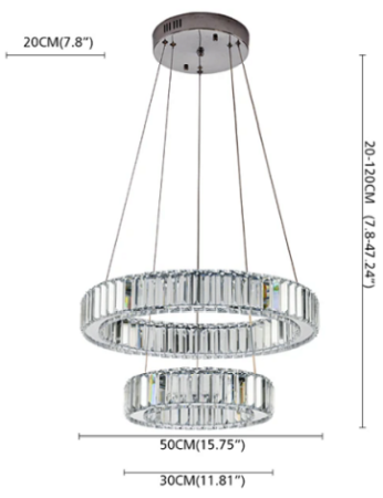 Lustra led dimabila 140w cu telecomanda 3 functii [1]