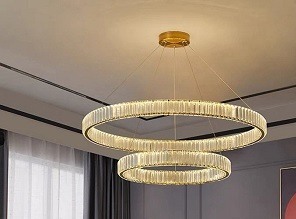 Lustra Led de la 101w la 179w - Lustra led dimabila 140w cu telecomanda 3 functii