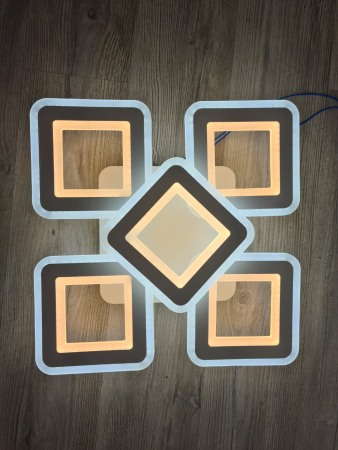 Lustra led dimabila 160w cu telecomanda 3 functii [2]