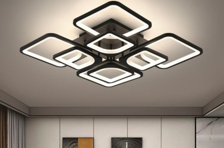 Lustra LED dimabila 160w cu telecomanda 4 functii [3]