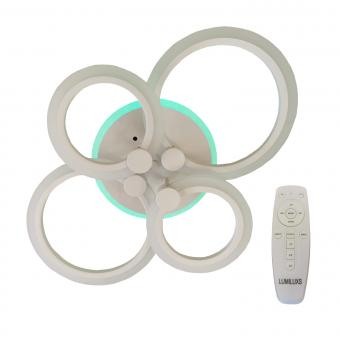 Lustra led de la 51w la 100w - Lustra LED dimabila 60W cu RGB si telecomanda 3 functii