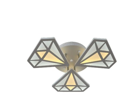 Lustra led de la 51w la 100w - Lustra led dimabila 70w cu telecomanda 3 functii