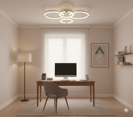 Oferte - Lustra led dimabila cu telecomanda 100w 4C