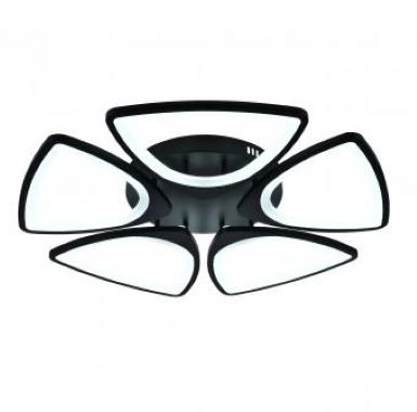 Lustra led Neagra - Lustra led dimabila cu telecomanda 110w Neagra