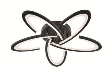 lustra led dimabila cu telecomanda Alba /Neagra 3,4,5 Orbite [5]