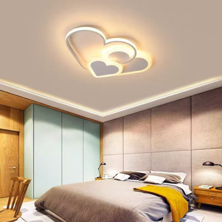 Lustre ieftine - Lustra led dimabila cu telecomanda Love 80w