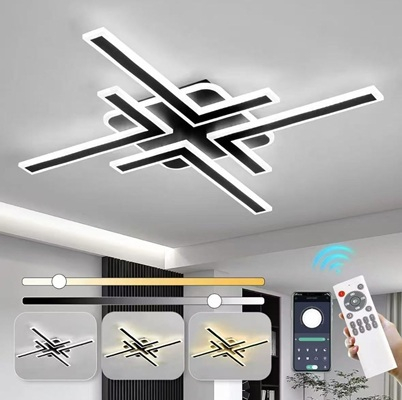 Lustre ieftine - Lustra led dimabila cu telecomanda Rigoare 120w