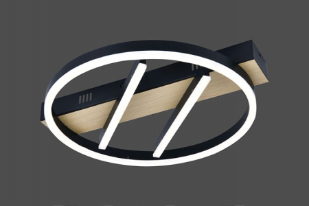 Lustra led infinit - Lustra led dimabila Symbol Nordic cu telecomanda