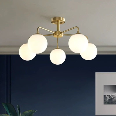Lustra led sub 150ron - Lustra led eleganta 3/5 globuri E27