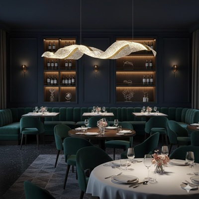 Lustra led eleganta 88w cu telecomanda [1]