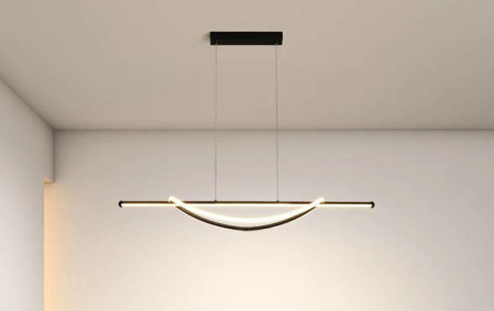 Lustra led eleganta 92w Alba / Neagra [1]