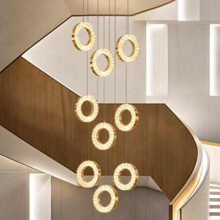 Oferte - Lustra led eleganta cu telecomanda 9/7/5 elemente