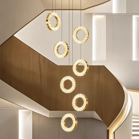 Lustra led eleganta cu telecomanda 9/7/5 elemente [1]