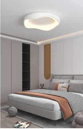 Lustra led sub 300ron - Lustra led simpla 90w alba/neagra