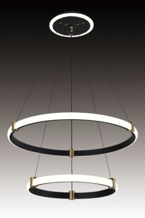 Lustra led suspendata 90w Alba / Neagra [1]